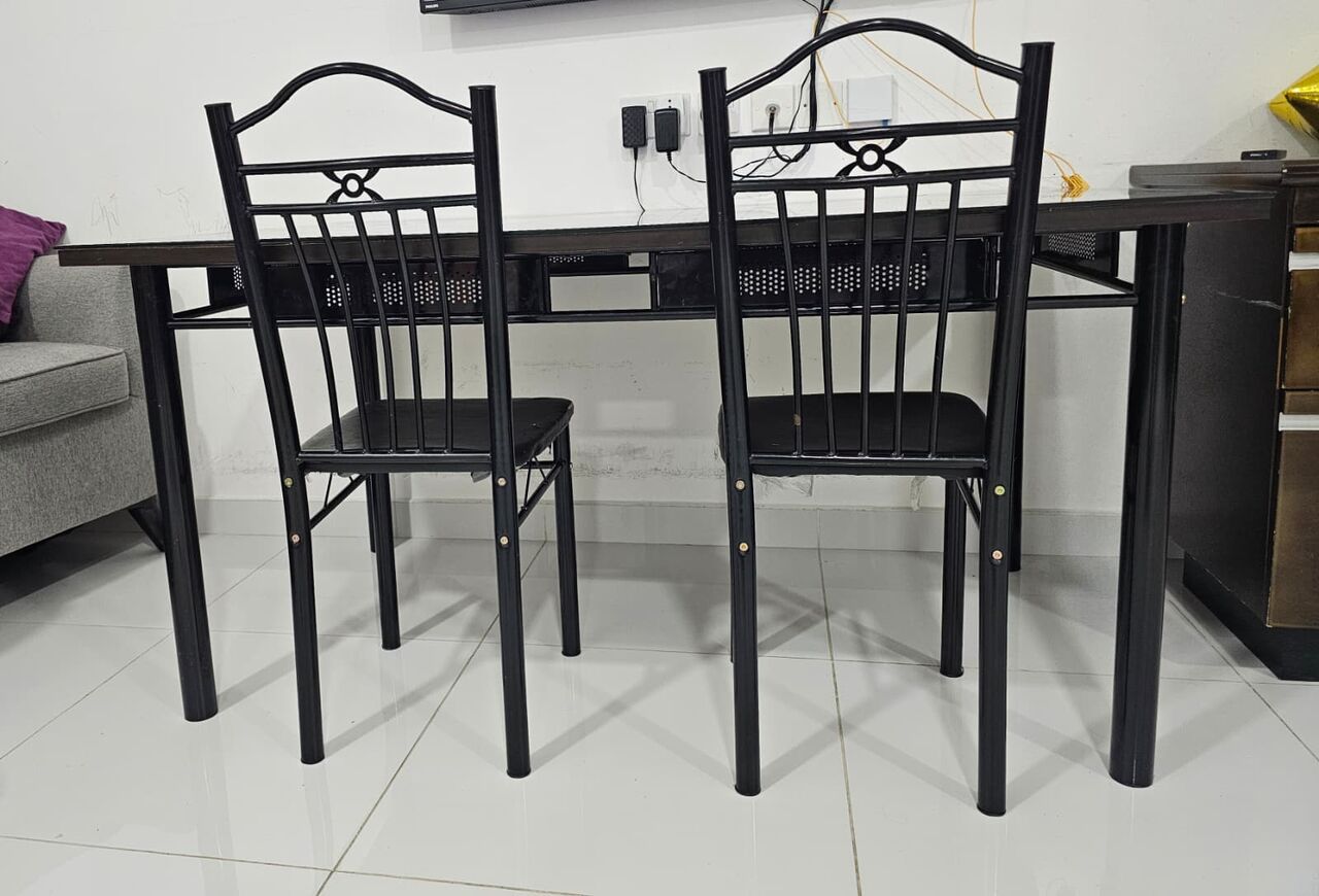 Manama, Furniture, BHD 20,  Dining Table For Sale In Good Condition With 2 Chairs. Slightly Used Only