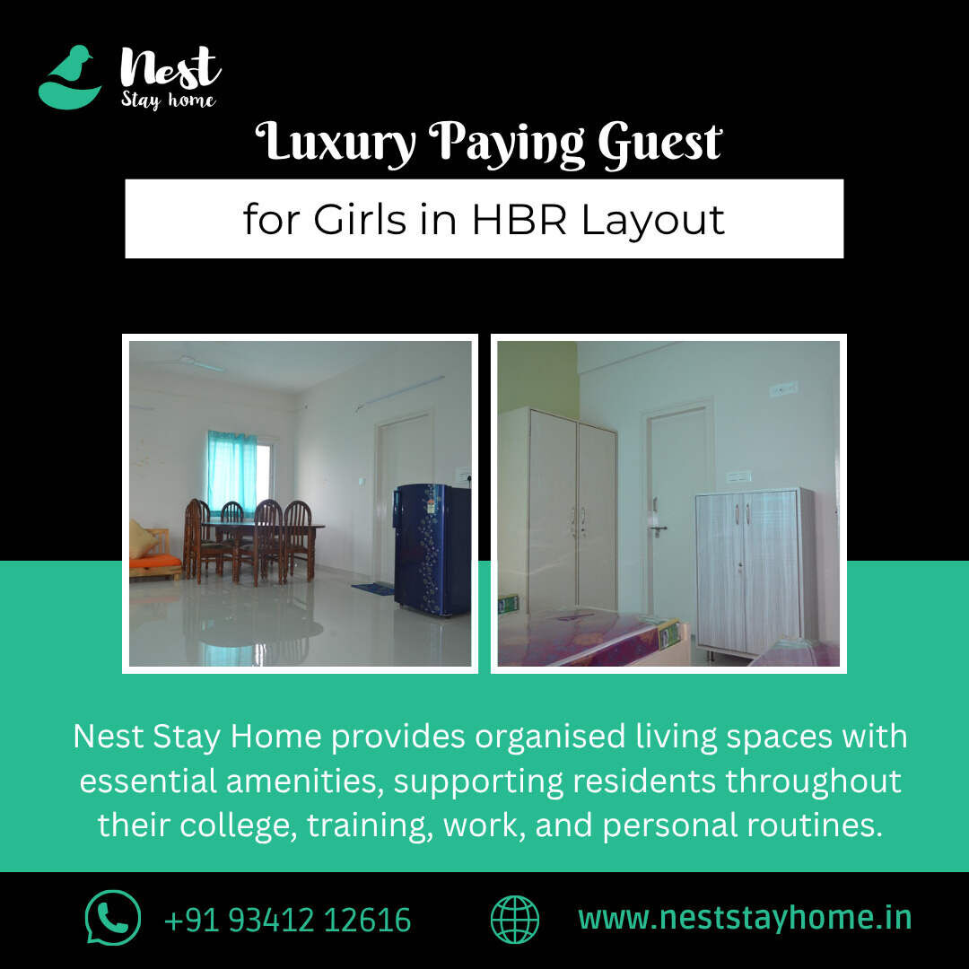 Bangalore, Apartments, Flats, Houses & Villas, Luxury Paying Guest For Girls In HBR Layout