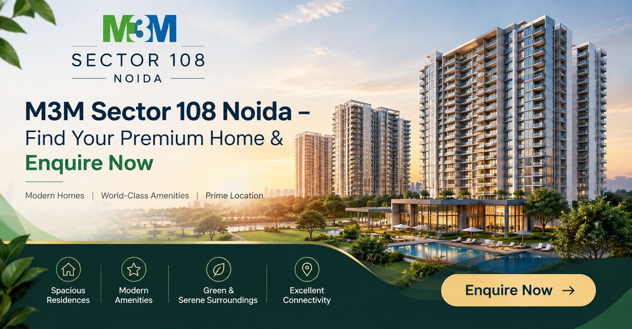 Noida, Real Estate, M3M Sector 108 Noida &ndash; Find Your Premium Home & Enquire Now