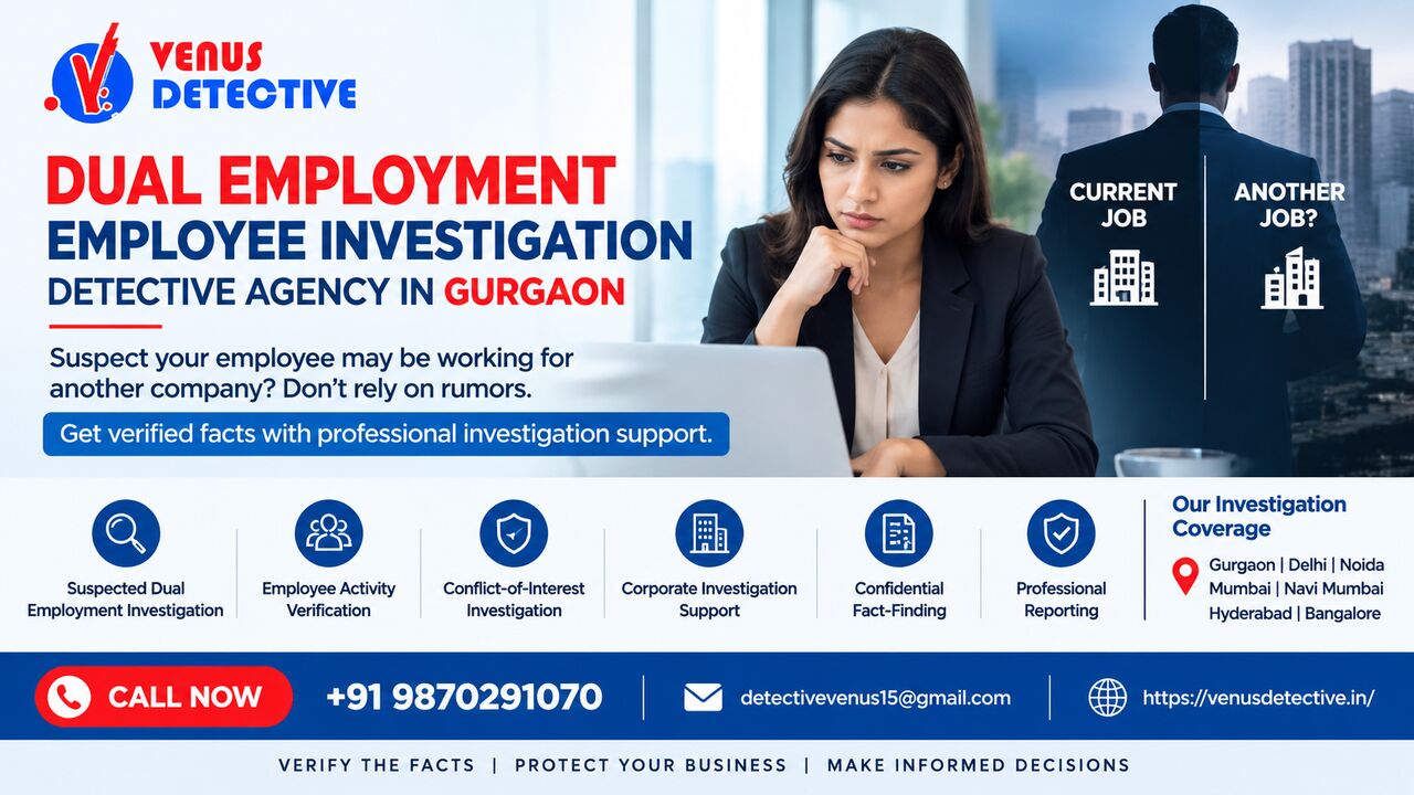 New Delhi, Legal, Dual Employment Employee Investigation Detective Agency In Gurgaon