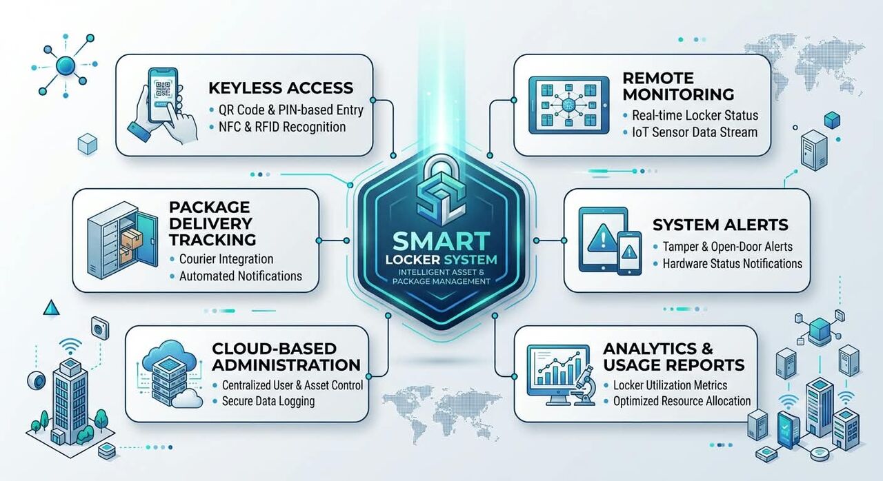 Dubai, Software Development, Smart Locker System Saudi Arabia: A Complete Guide For Modern Businesses
