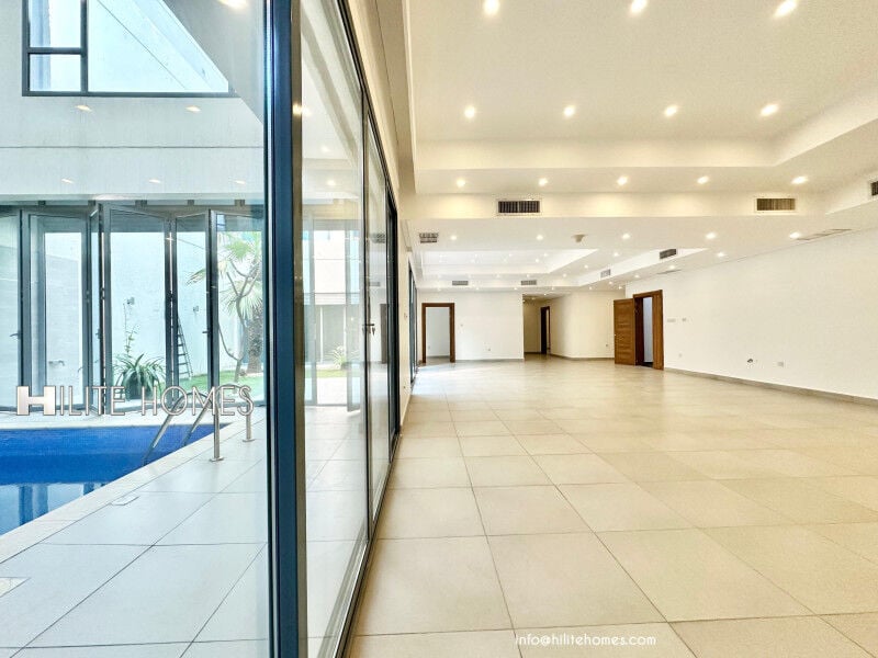 Kuwait City, Apartments, Flats, Houses & Villas, KWD 1100/month,  3 BR,  Three Bedroom Bright Basement For Rent With Pool In Abu Fataira