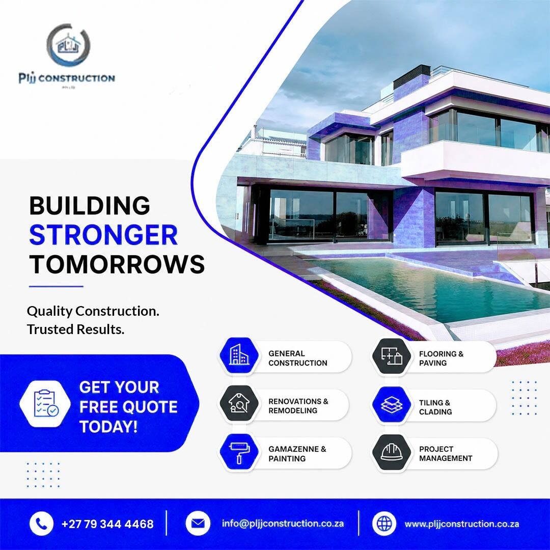 Cape Town, Businesses For Sale, Professional Construction Company In South Africa
