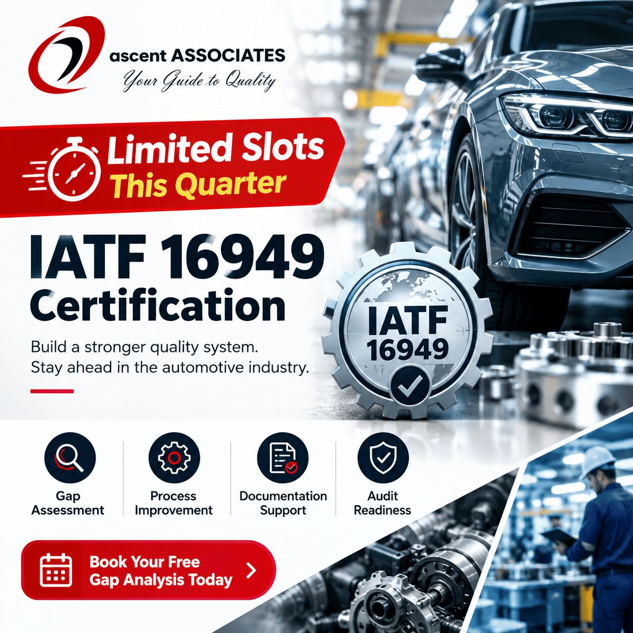 Colombo, Business, Limited Slots This Quarter: IATF 16949 Certification