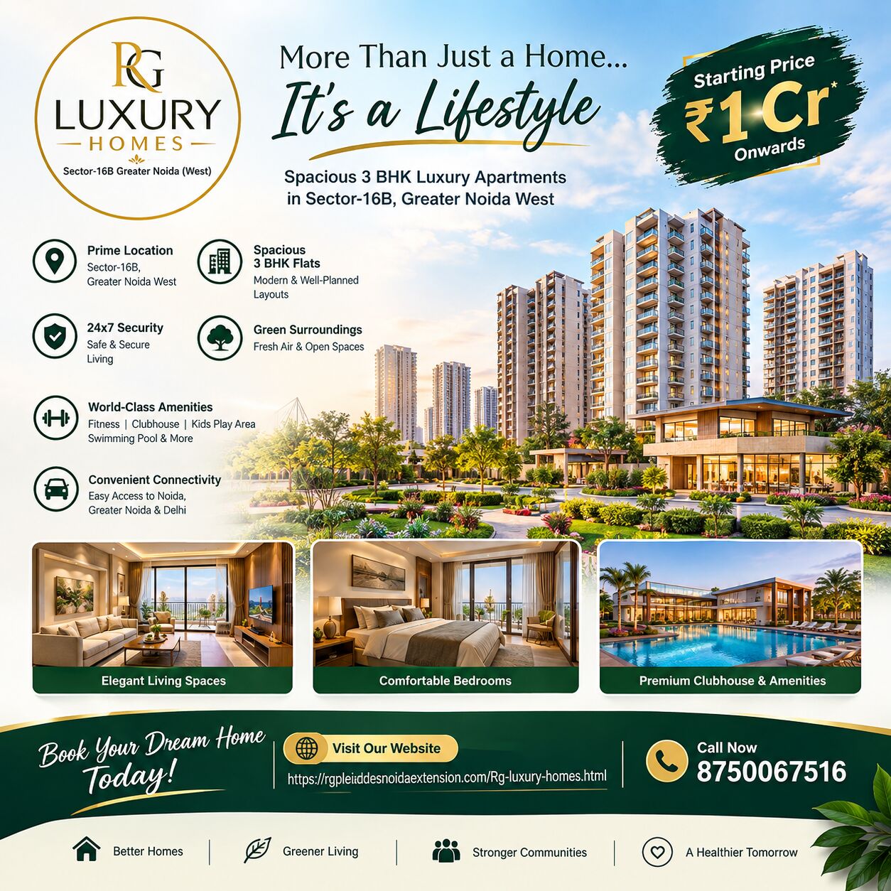 Greater Noida, Real Estate, Making A Confident Property Choice: RG Homes In Noida & Greater Noida West