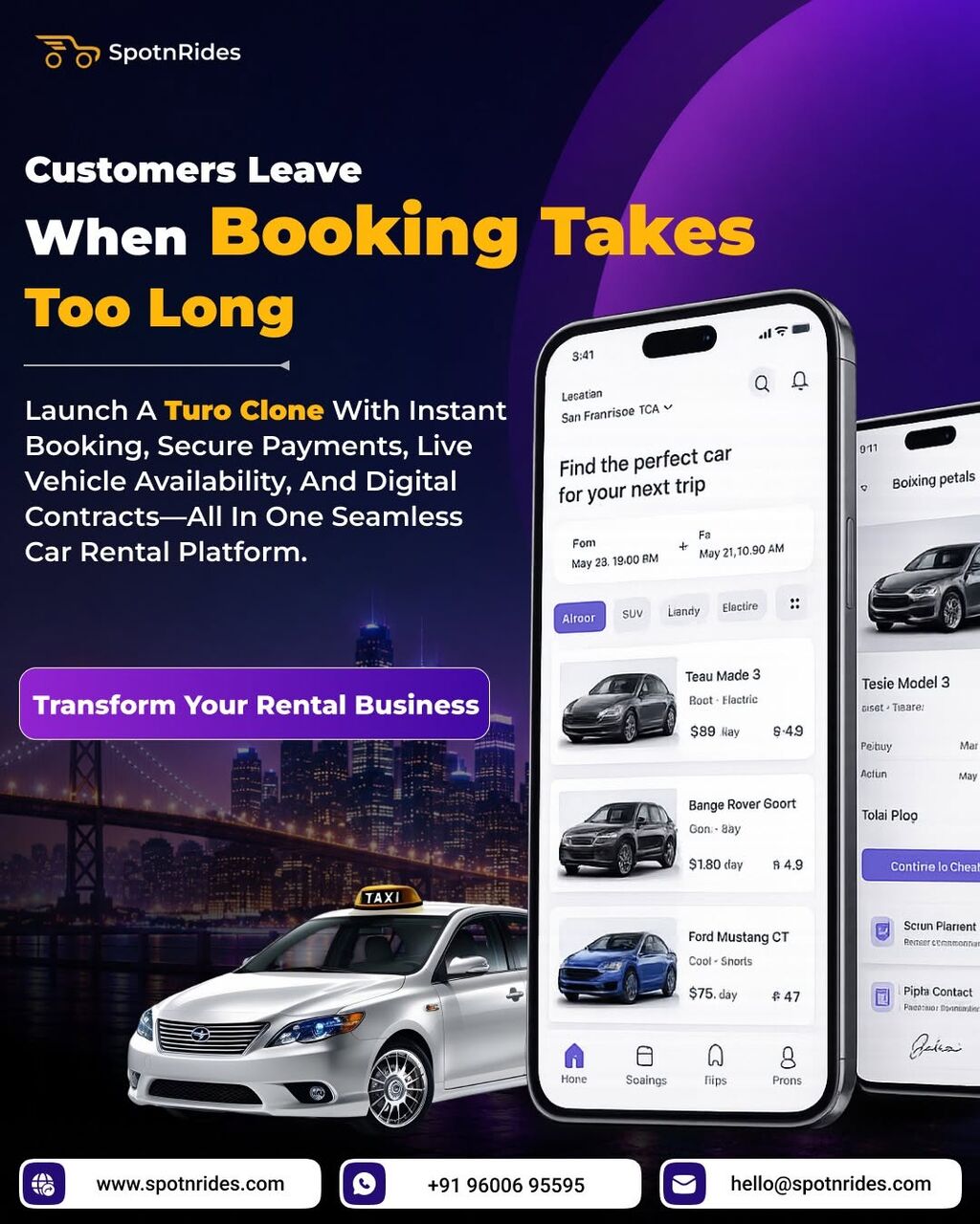 Dar es Salaam, Business Partners, Launch Your Own Turo Clone With SpotnRides