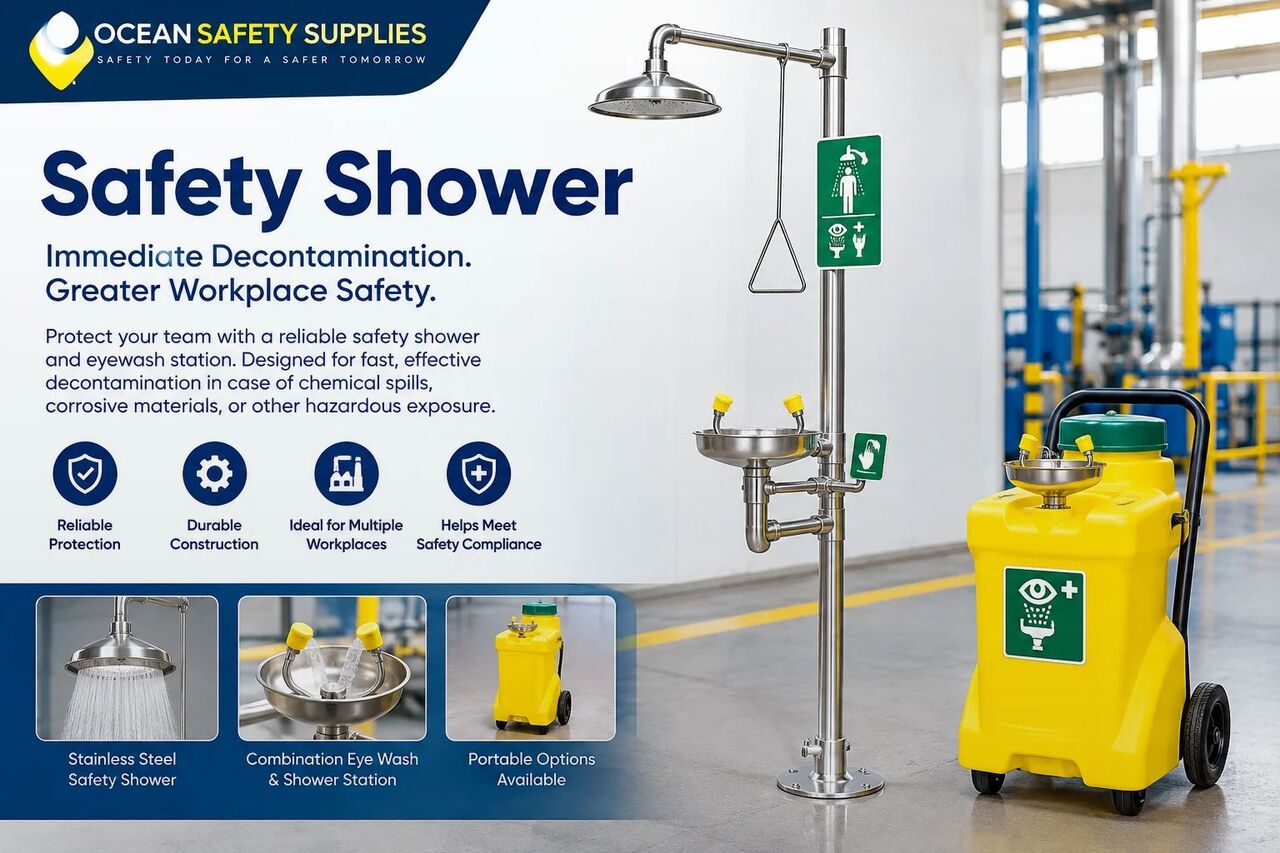 Singapore, General, Safety Shower: Essential Emergency Protection For Workplaces