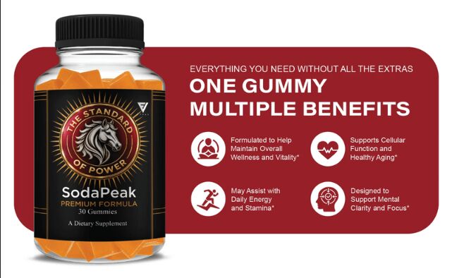 New York, Health, Soda Peak Gummies Reviews 2026: Is This Natural Vitality Support Effective?