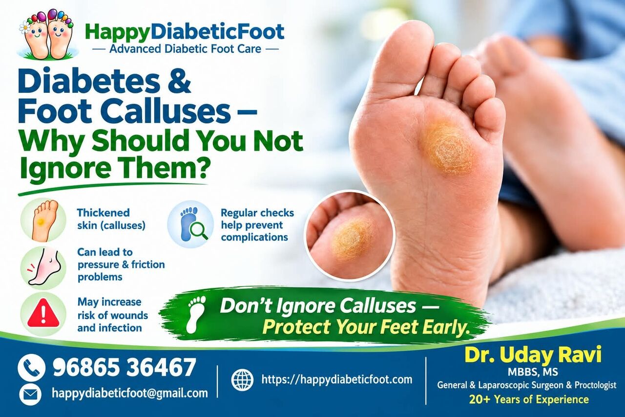 Bangalore, Health, Diabetes & Foot Calluses &ndash; Why Should You Not Ignore Them?-Dr Uday Ravi
