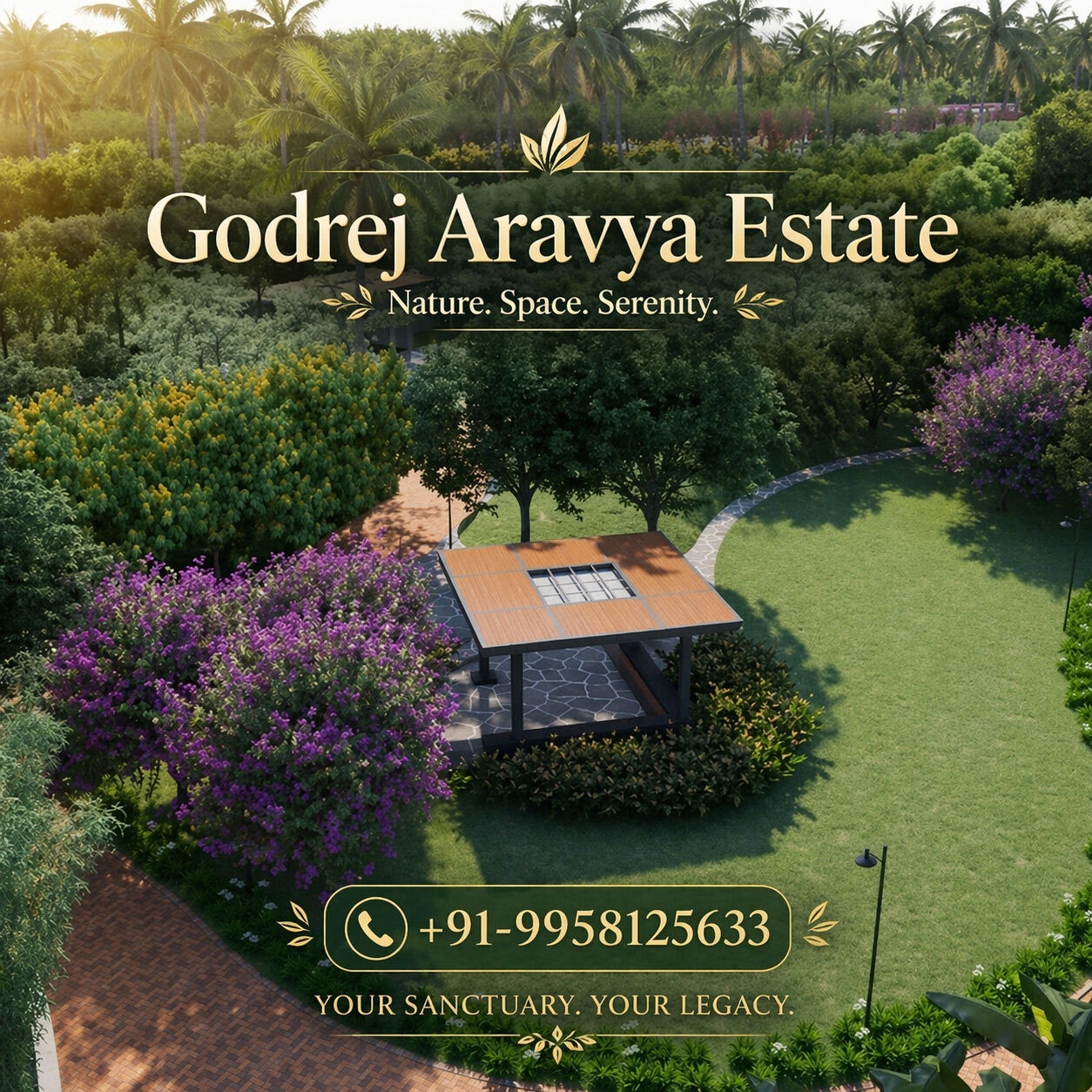 Bangalore, Residential Plots, INR 6500000,  1200 Sq. Feet,  Godrej Aravya Estate: A Smart Investment For Long-Term Growth