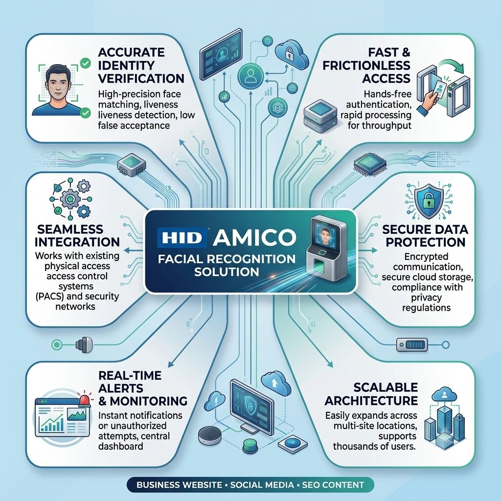Dubai, Computer, HID Amico Facial Recognition: The Complete Guide For Modern Access Control