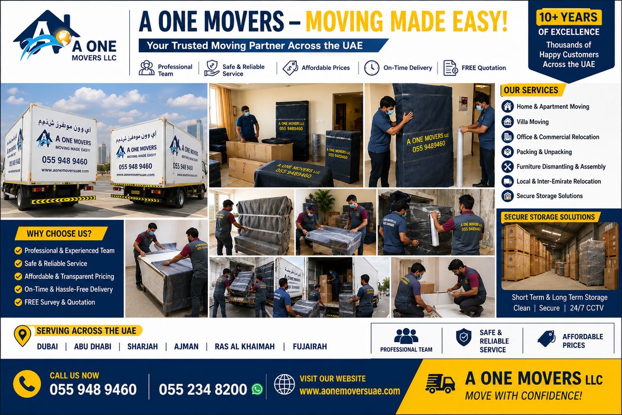 Dubai, Labor/Moving, A One Movers LLC