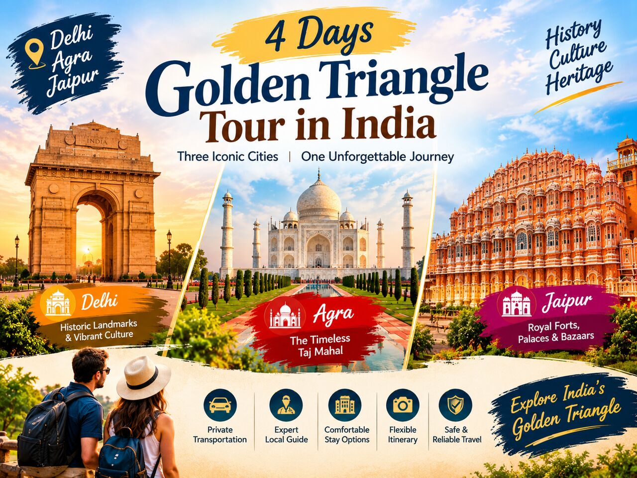 Mumbai, Travel, 4 Days Golden Triangle Tour In&nbsp;india