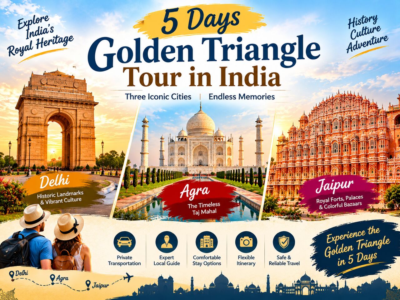 Mumbai, Travel, 5 Days Golden Triangle Tour In&nbsp;india