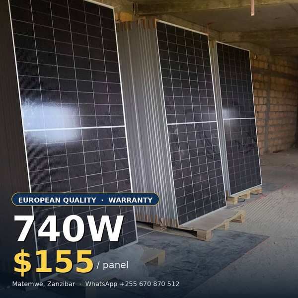 Dar es Salaam, Electronics, TZS 430000,  740W Solar Panel &mdash; European Quality, Matemwe Stock