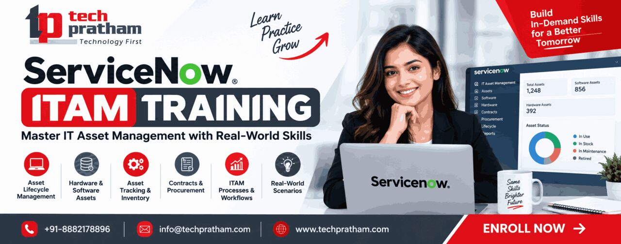Noida, Education, ServiceNow ITAM Training | Learn IT Asset Management Skills