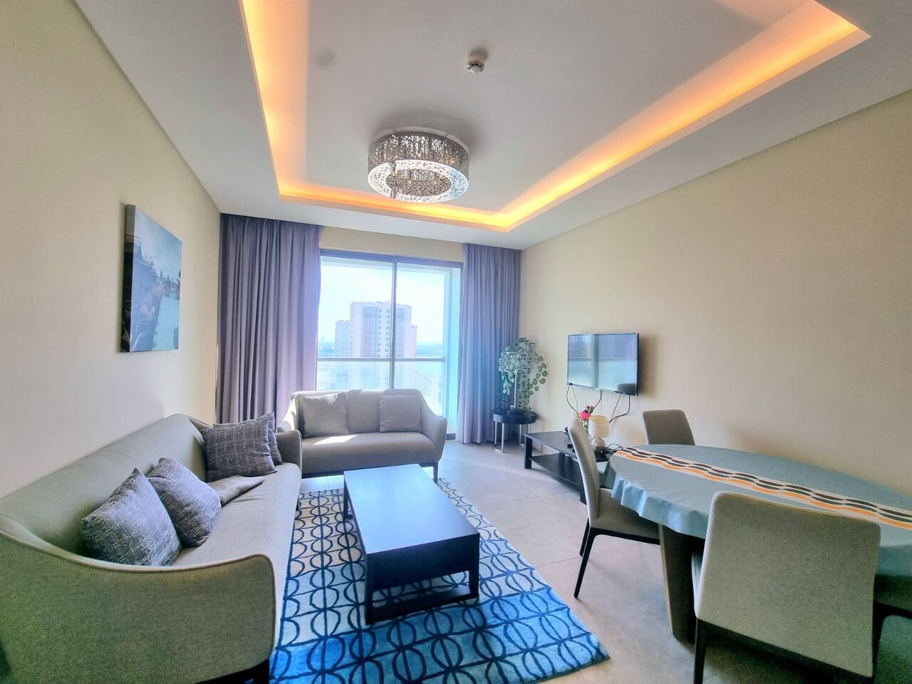 Amwaj Islands, Apartments, Flats, Houses & Villas, BHD 280/month,  Furnished,  1 BR,  70 Sq. Meter,  Lagoon View 1 BR FF Apartment With Balcony