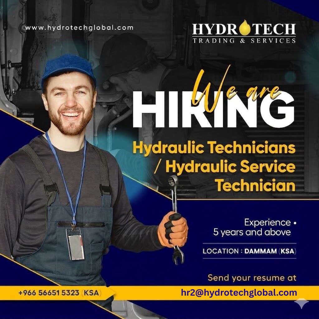 Dammam, Jobs, Hydraulic Technician