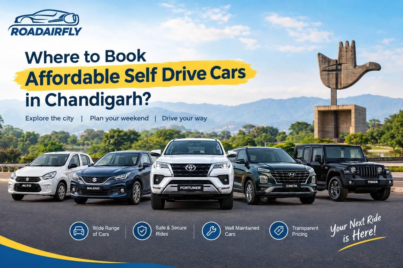 Chandigarh, Travel, Rent New Self Drive Cars In Chandigarh | Road Air Fly