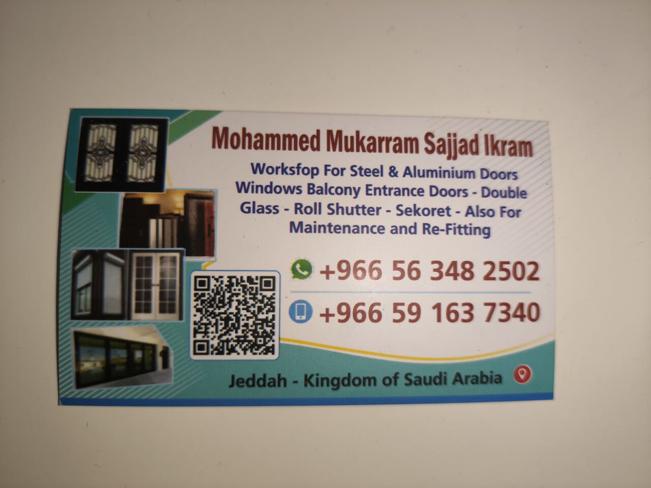 Jeddah, Job Seekers, Aluminium Glass Works