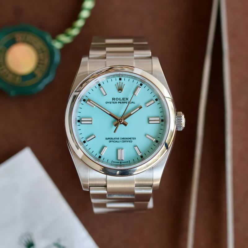 Brussels, Watches, EUR 12,  Rolex Oyster Perpetual 37 Tiffany Blue