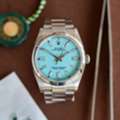 EUR 12,  Rolex Oyster Perpetual 37 Tiffany Blue