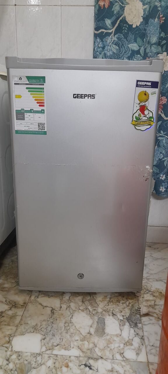 Makkah, Appliances, SAR 300,  Geepas Refrigerator &ndash; Like New &ndash; 5 Years Warranty &ndash; Purchased From BinDawood Geepas