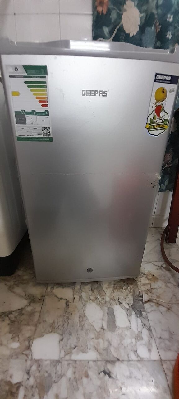 Makkah, Appliances, SAR 300,  Geepas Refrigerator &ndash; Like New &ndash; 5 Years Warranty &ndash; Purchased From BinDawood Geepas