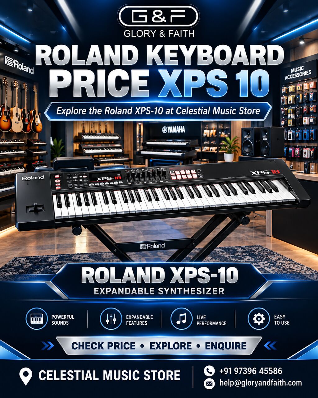 Mumbai, Marketing, Roland Keyboard Price XPS 10