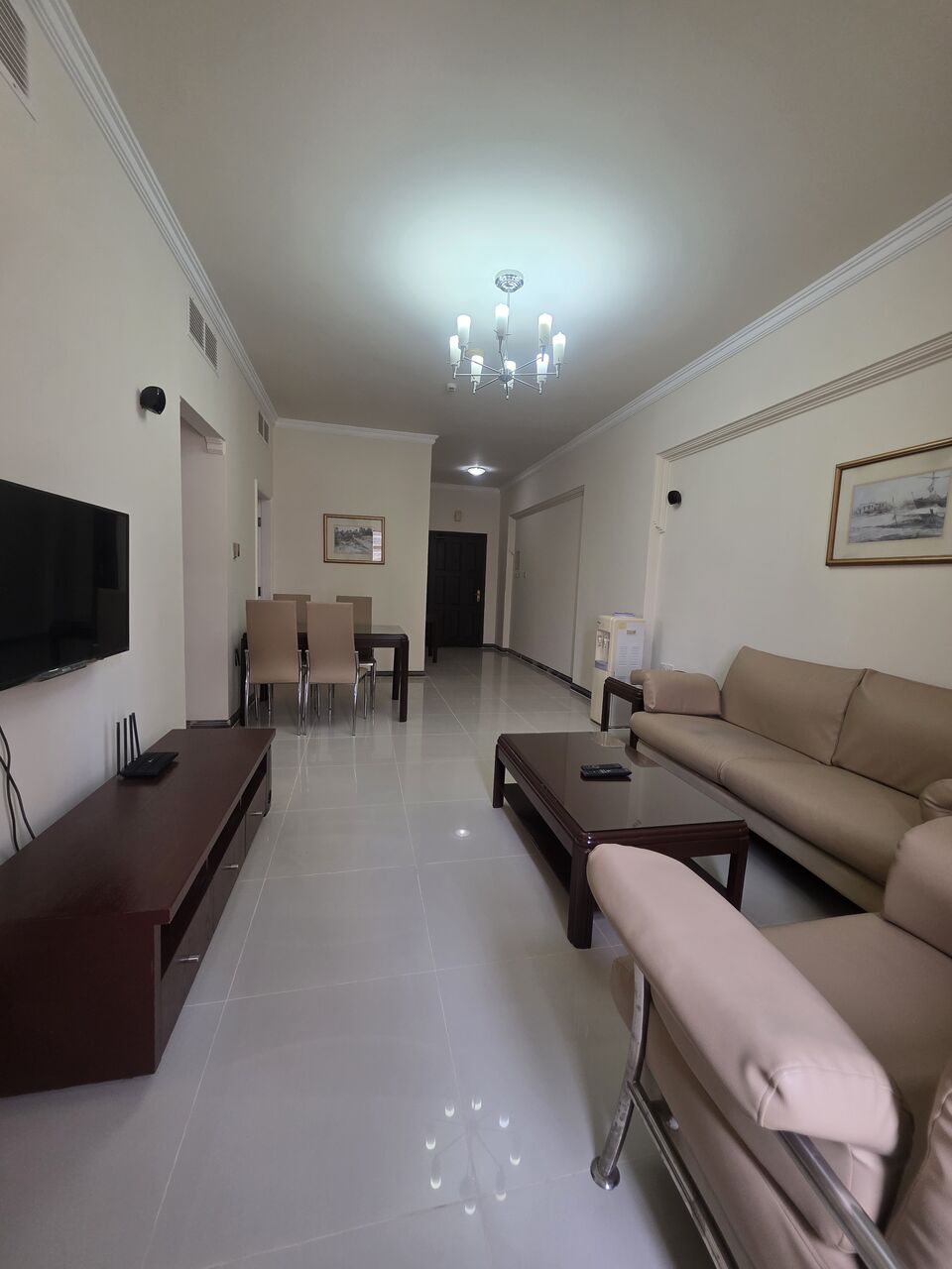 Juffair, Apartments, Flats, Houses & Villas, BHD 300/month,  1 BR,  #1BATHROOM Hall Kitchen With Electricity Fully Furnished Car Parking