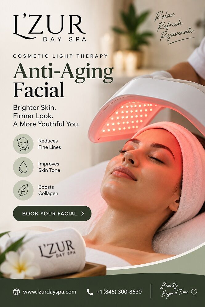 New York, Health, Cosmetic Light Therapy Anti-Aging Facial At L