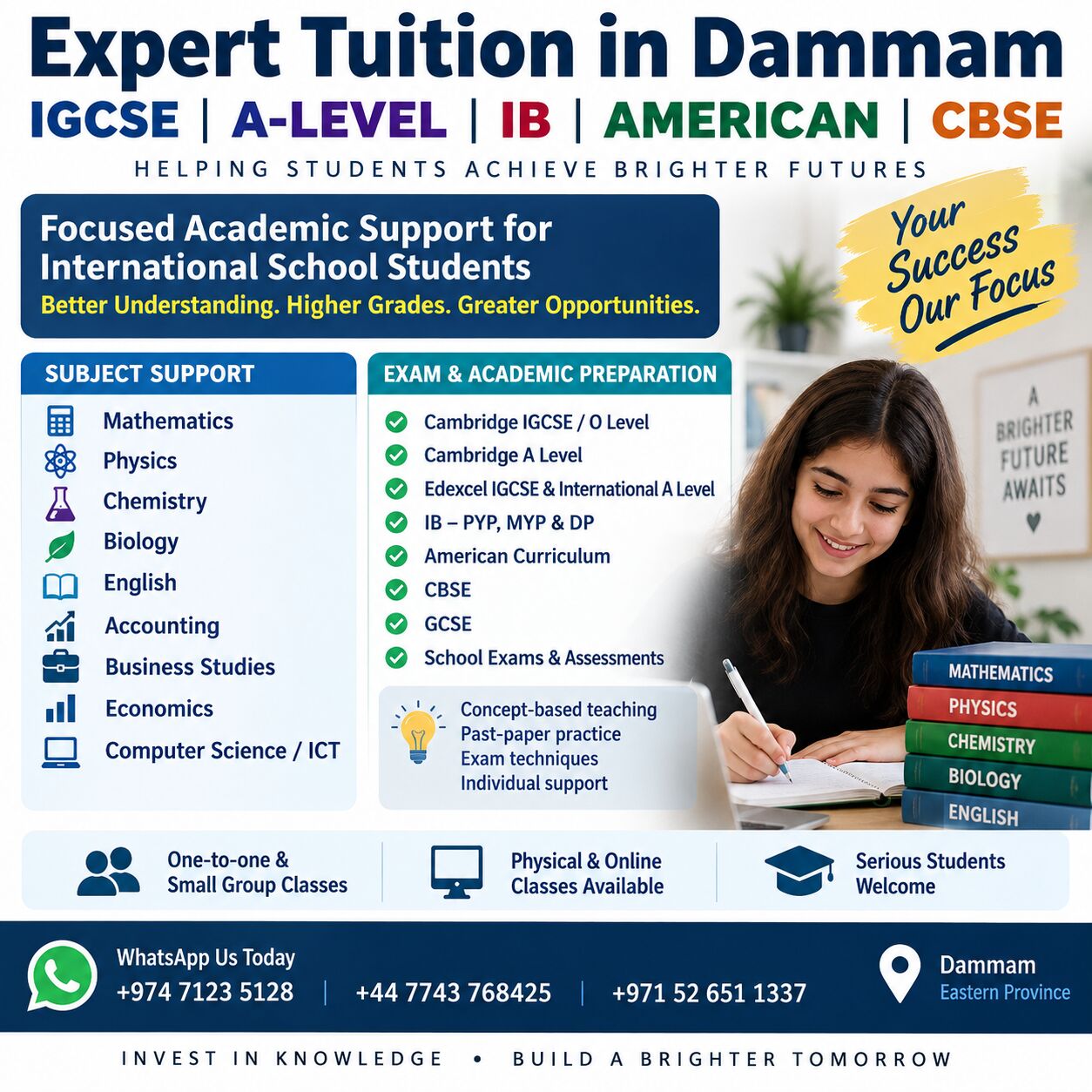 Dammam, Lessons Wanted, Expert IGCSE, A-Level, IB, American & CBSE Tuition &ndash; Dammam