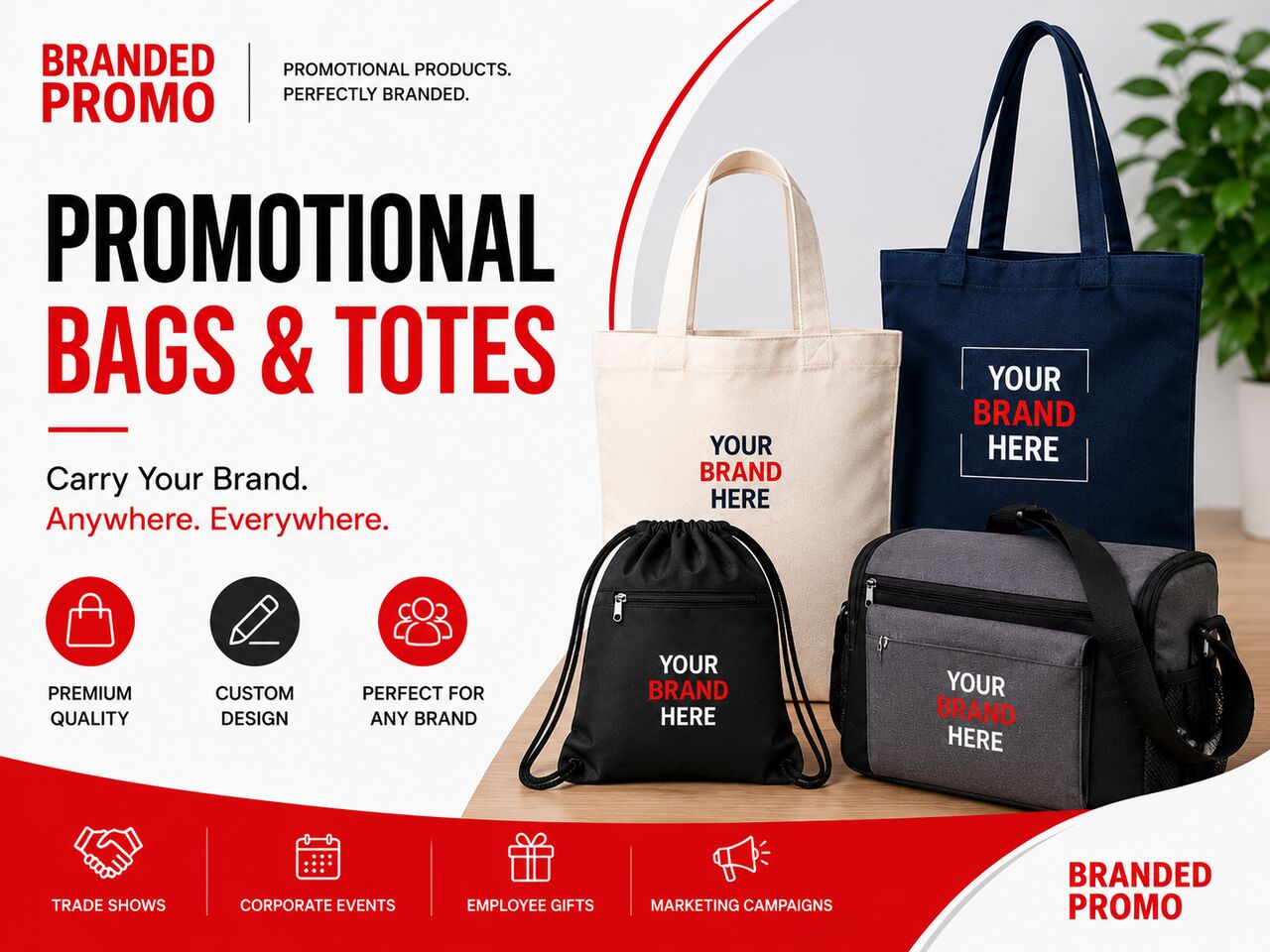 New York, Business, Custom Promotional Bags & Totes Printed With Your Logo