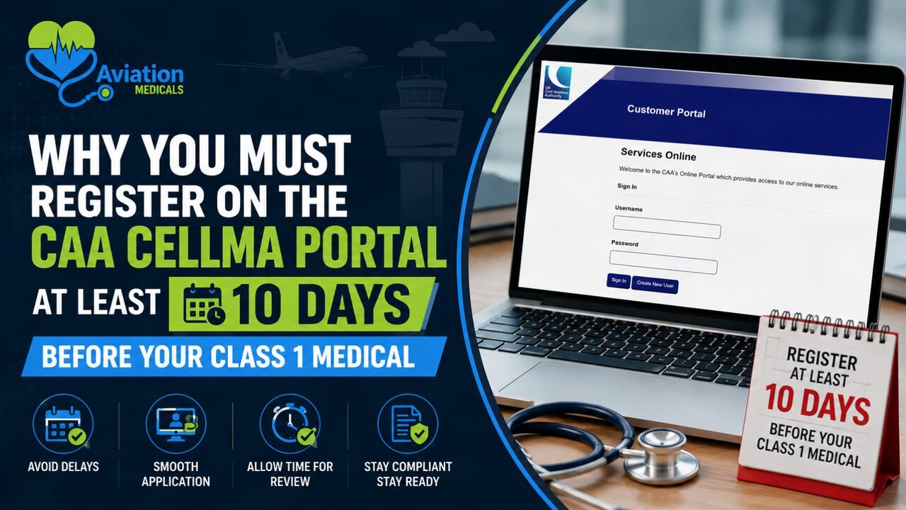 London, Medical, UK Pilots Must Complete At Least 10 Days Before Their Aviation Medical Appointment