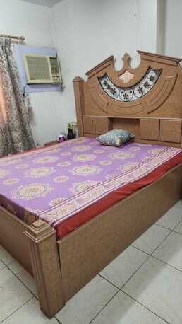 Khobar, Furniture, SAR 400,  Double Bed With Wardrobe And Mattress