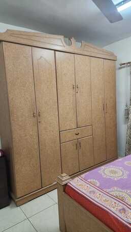 Khobar, Furniture, SAR 400,  Double Bed With Wardrobe And Mattress