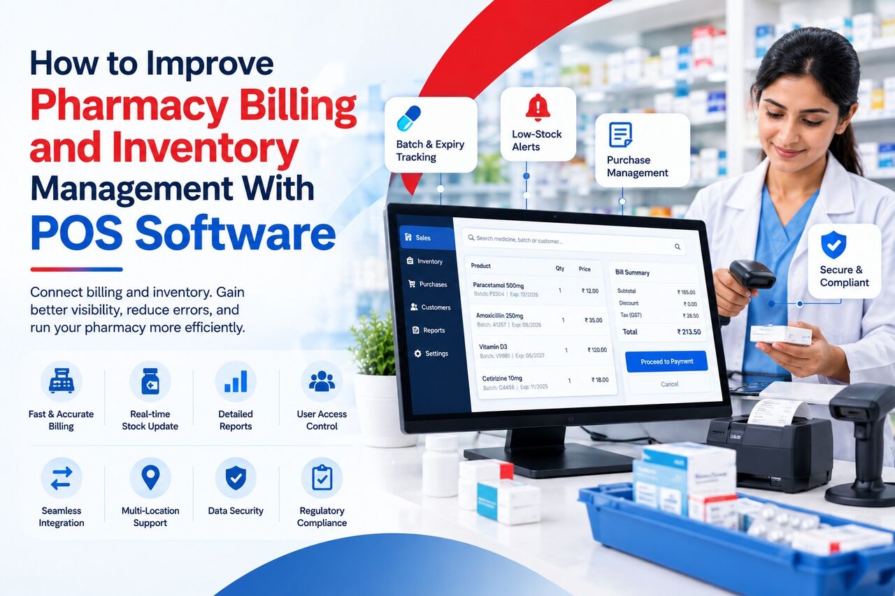 Mumbai, Business, How To Improve Pharmacy Billing And Inventory Management With POS Software