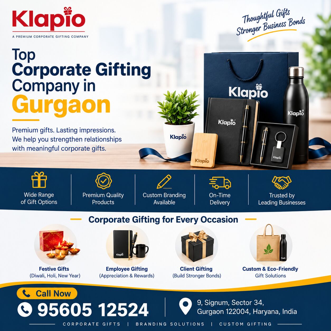 Gurgaon, Business, Top Corporate Gifting Company In Gurgaon | Klapio