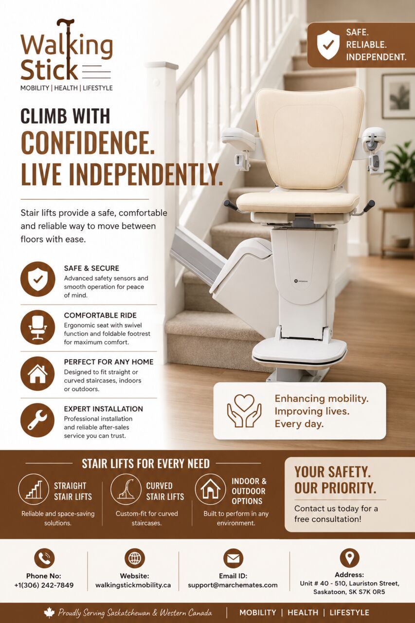 Toronto, Heavy Equipment, CAD 1,  Stair Lift For Seniors Designed For Safer Everyday Home Access