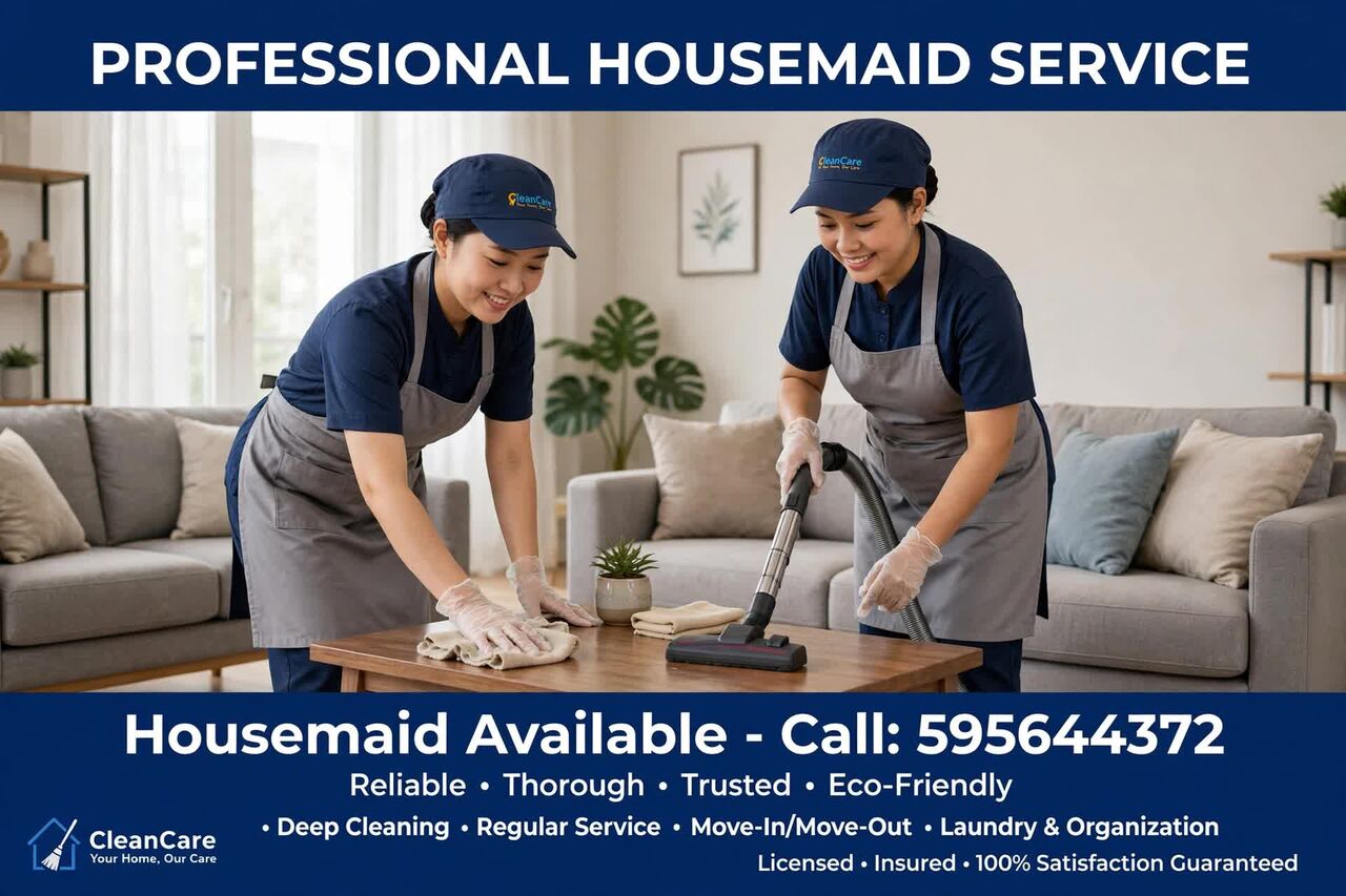 Riyadh, Household, Housemaid Available