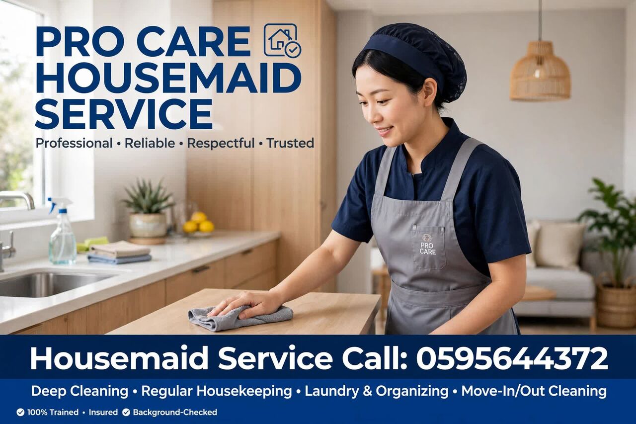 Riyadh, Household, Housemaid Available