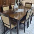 SAR 800,  Dining Table Set 6 Chairs Good Condition