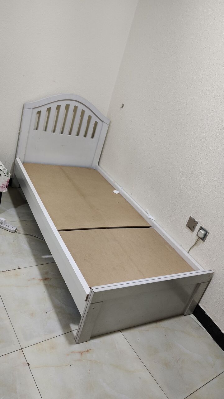 Jubail, Furniture, SAR 70,  Wooden Single Bed For Sell