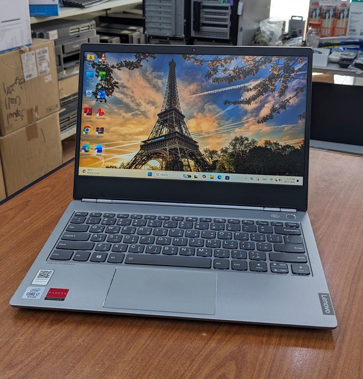 Manama, Computers, BHD 149,  Lenovo 10th Generation Core I7 Metallic Laptop AMD 2GB Graphic Card 16GB RAM 13.3" IPS LED