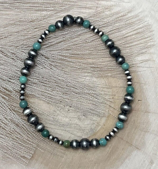 New York, Business, Turquoise Bracelet | Sterling Silver Turquoise Bracelet