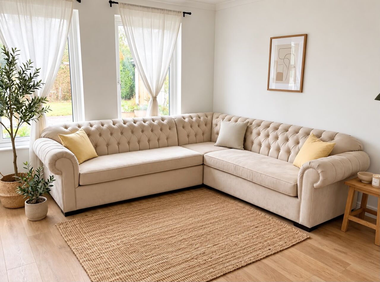 Al Khobar Al Shamalia, Furniture, SAR 680,  6 Seater L Shape Sofa, Table And Side Table