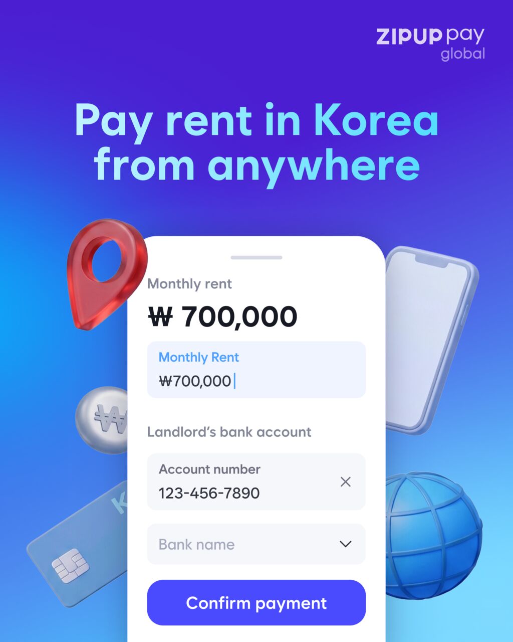 Seoul, Financial, Pay Rent In Korea With An Overseas-Issued Card