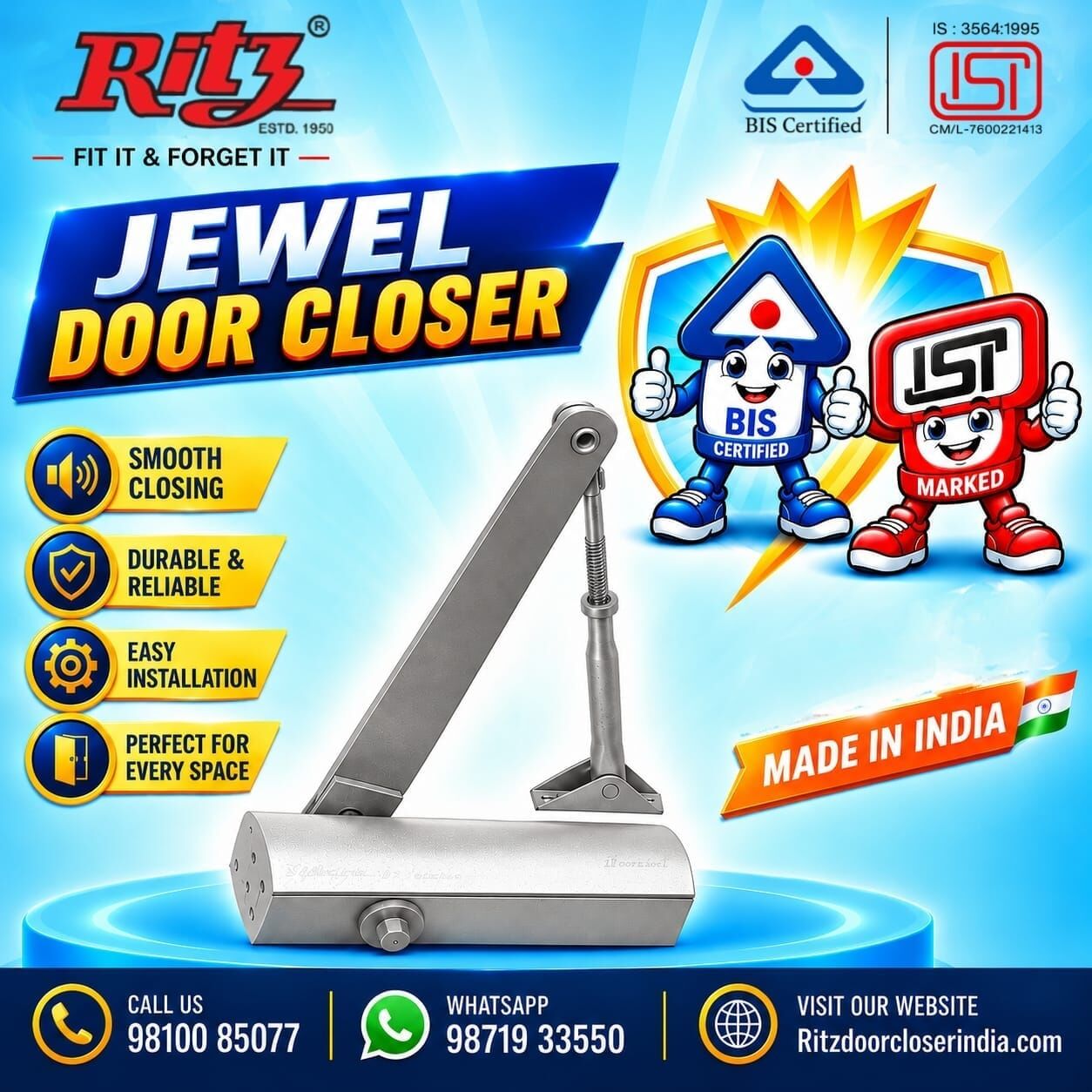 Mumbai, Heavy Equipment, Jewel Door Closer