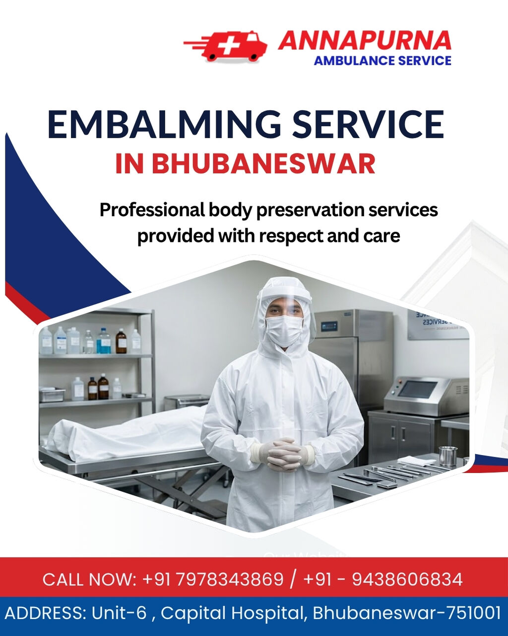 Bhubaneswar, Medical, Professional Embalming Service In Bhubaneswar