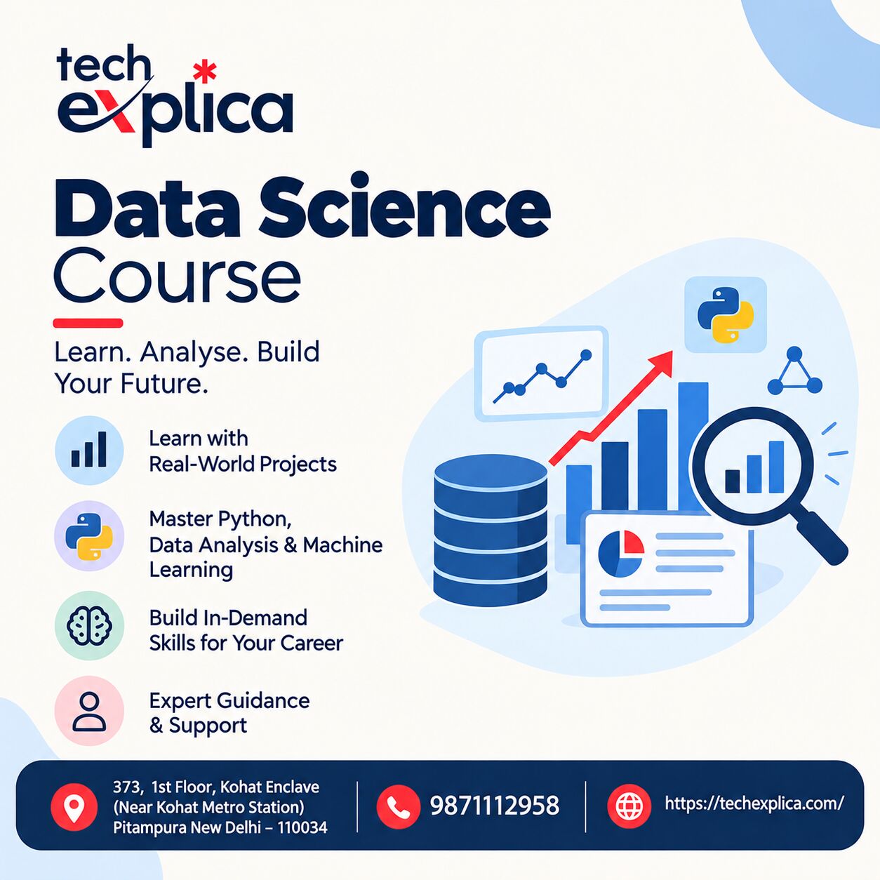 New Delhi, Lessons Offered, Data Science Course In Delhi
